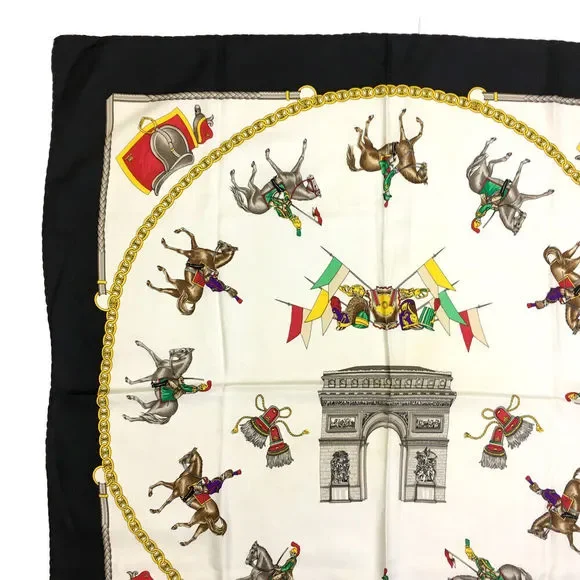 Celine Arc De Triomphe Multicolor Silk #77623C56 - Picture 2 of 8